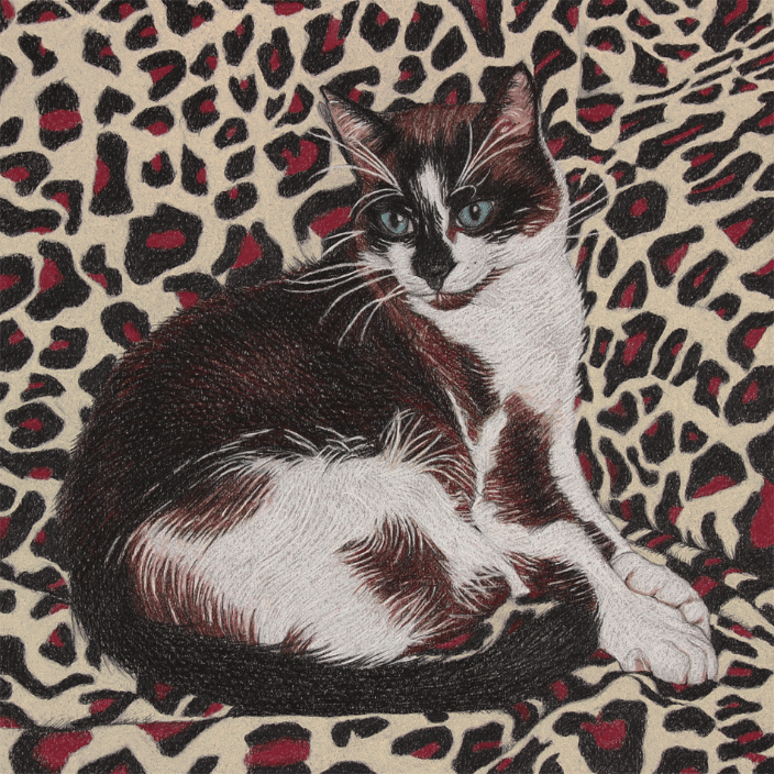 "Coco" 8x8" Pastel