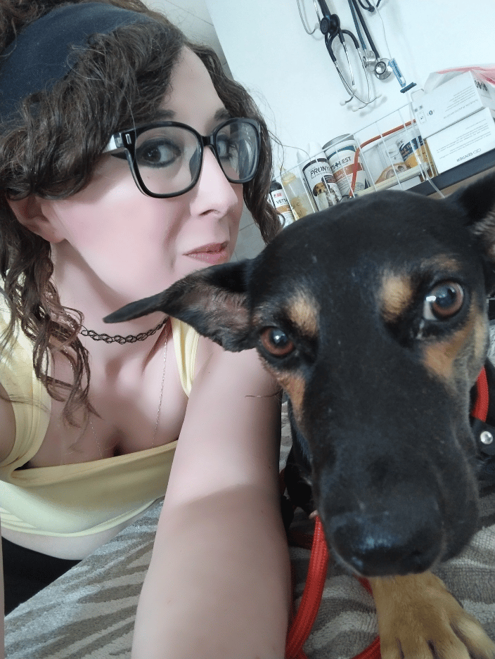 Danielle Wagener and Wendy The Dog!