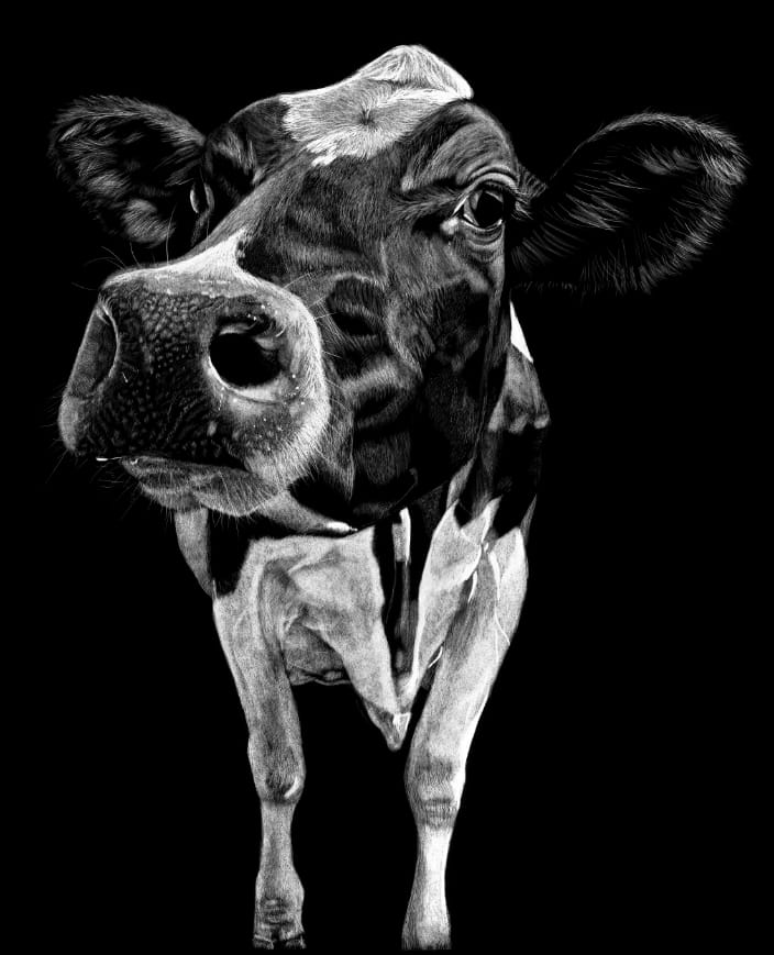 Cow Portrait ‘Smooch’