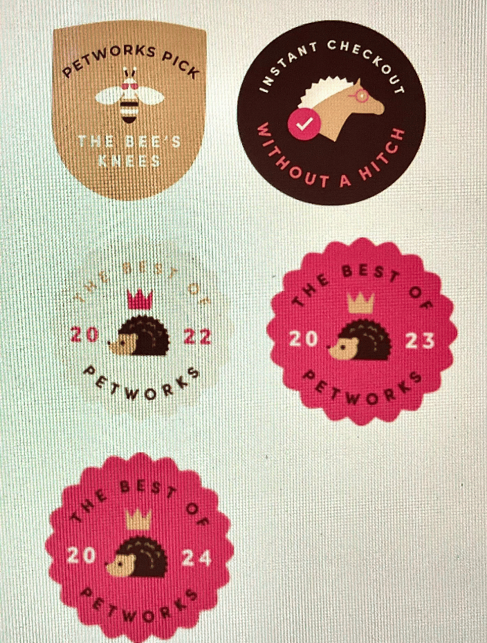 The Bee's Knees Award, and Best Nutritional Consultant - Pet Works 2022, 2023, and 2024.