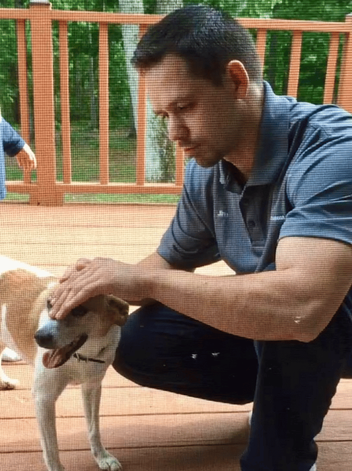 The neighbor's dog and I 