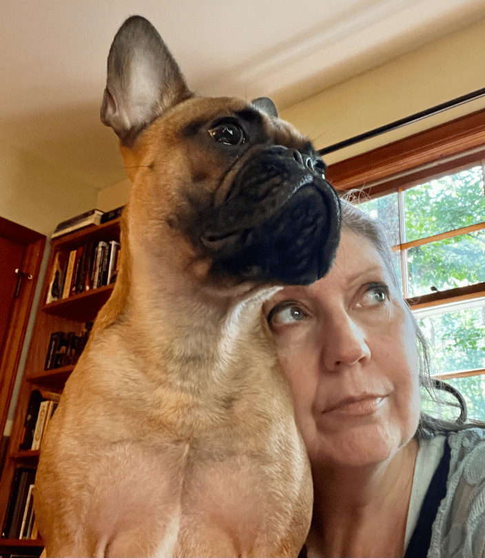 Dax and me birdwatching