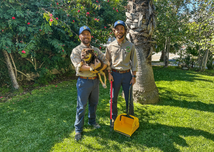 Westside Scoopers founders with Brownie, our mascot