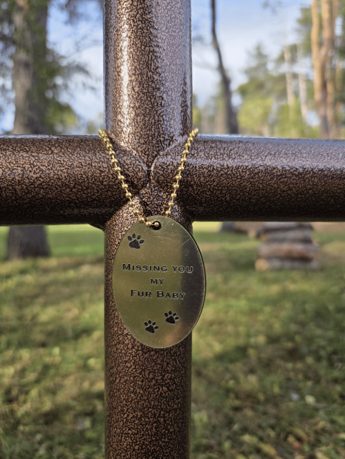 EC Angel Charm Gold Paws CP Gold - Copper Vein