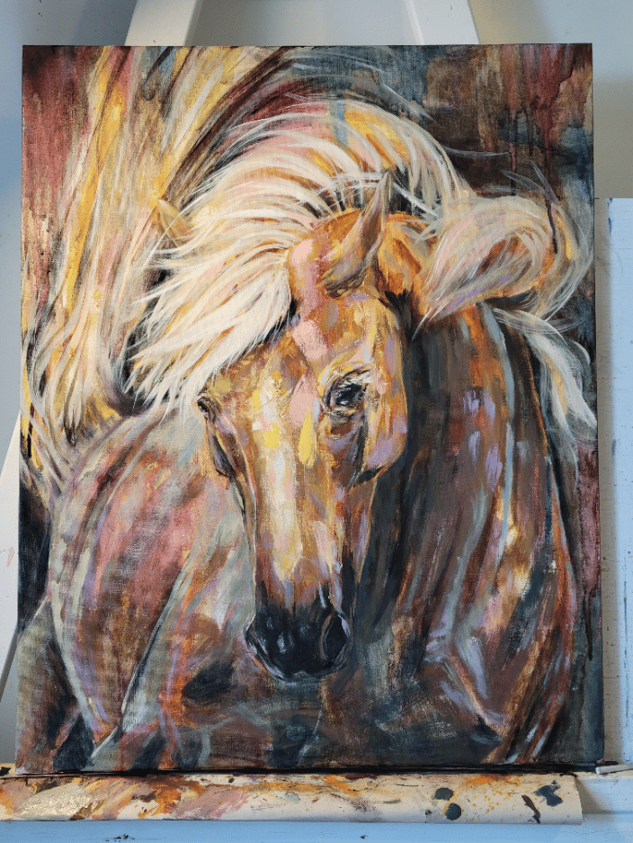 Palomino in Oil