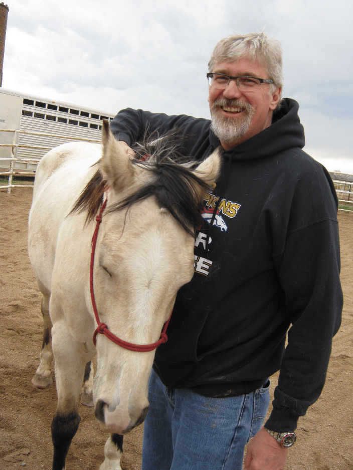 CeCe, a Rescued horse loving her Reiki