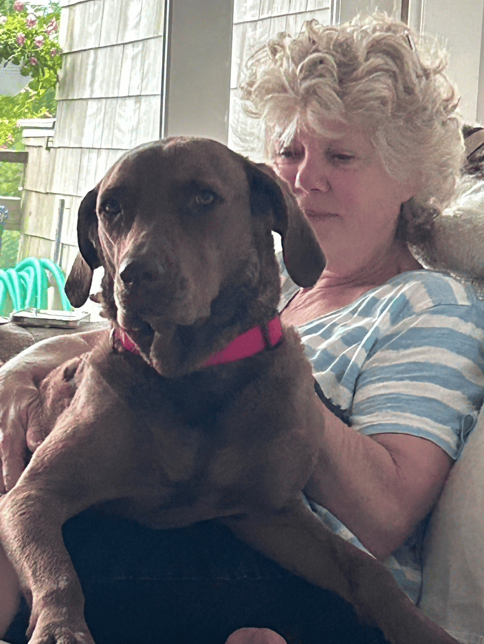 Me and grandbaby Riley.