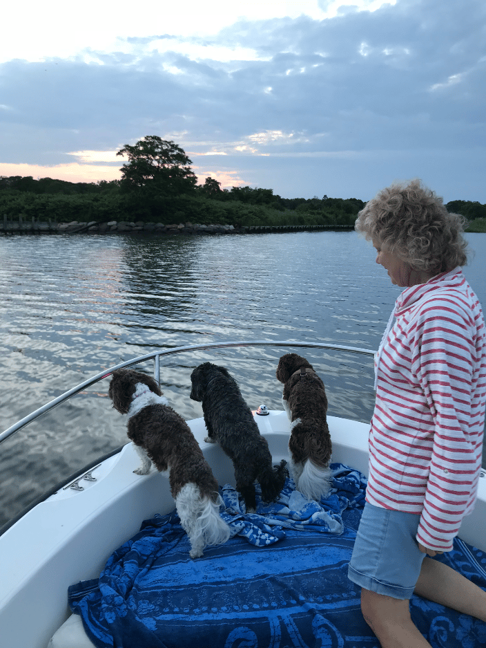 Me and my three:  Chel, Lundy & Hatty.