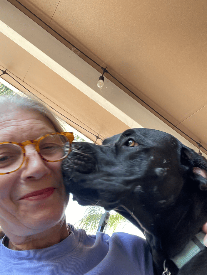 Big cuddling boy Poseidon and me