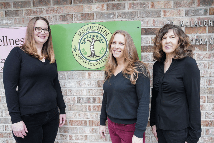 Dr. Peterson and staff of McLaughlin Center for Wellness, PLLC