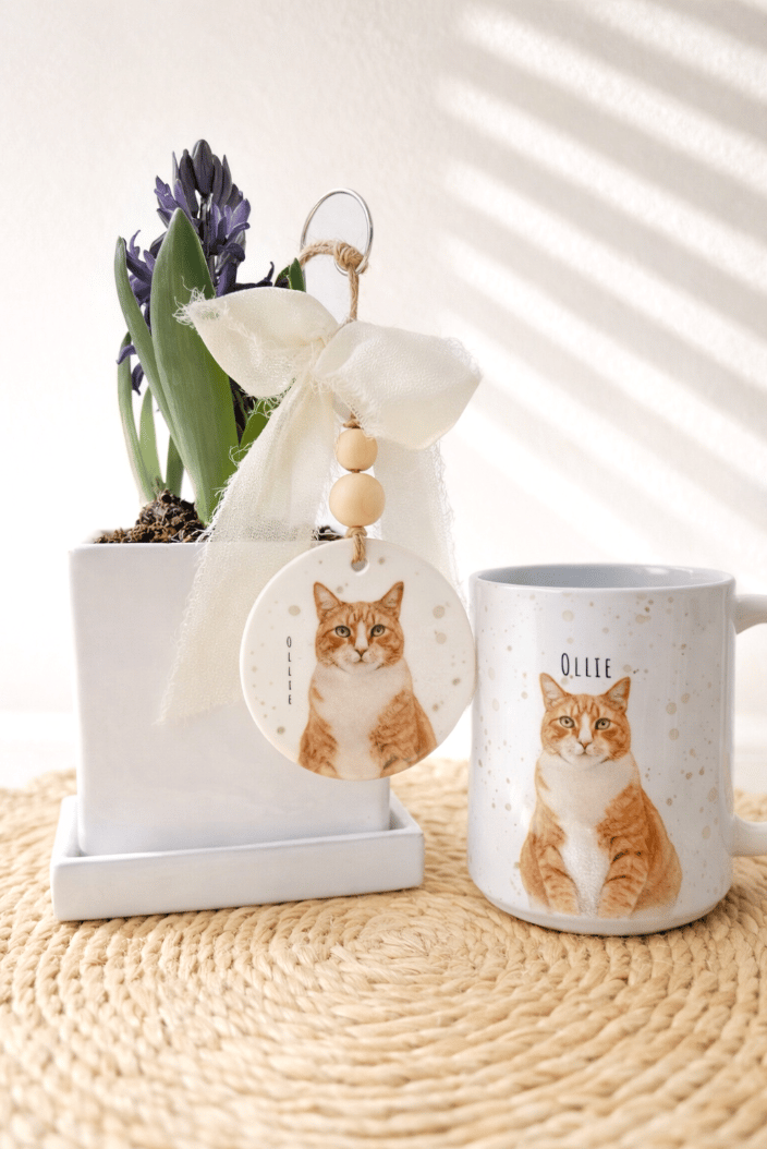 custom pet portrait keepsake 