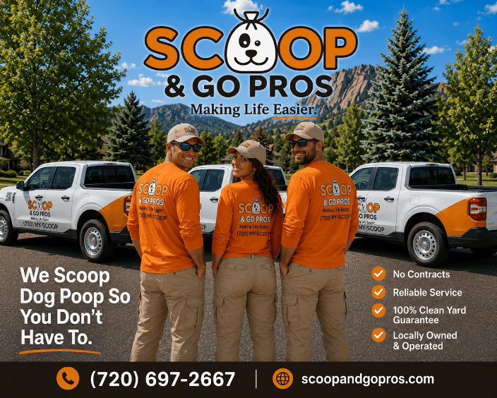 Scoop & Go Pros technicians and trucks, Longmont CO