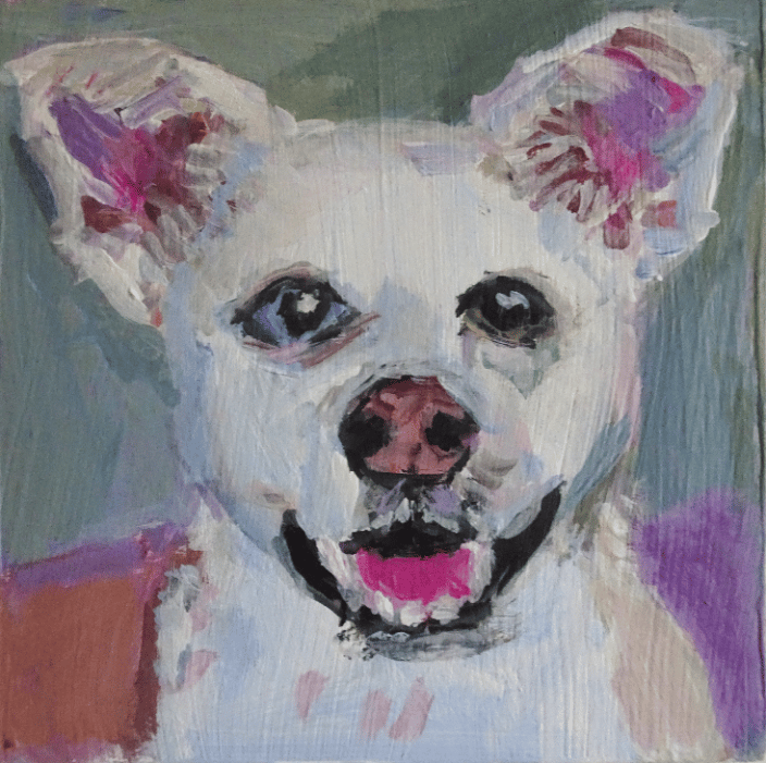 6x6" Dog Portrait