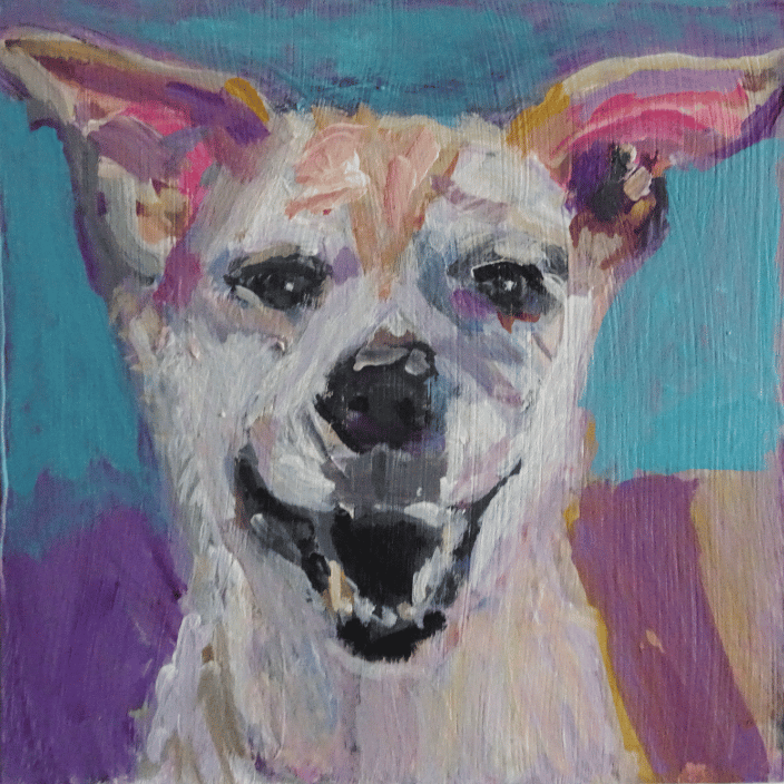 6x6" Dog Portrait