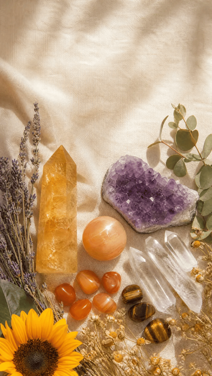 Crystals and plants