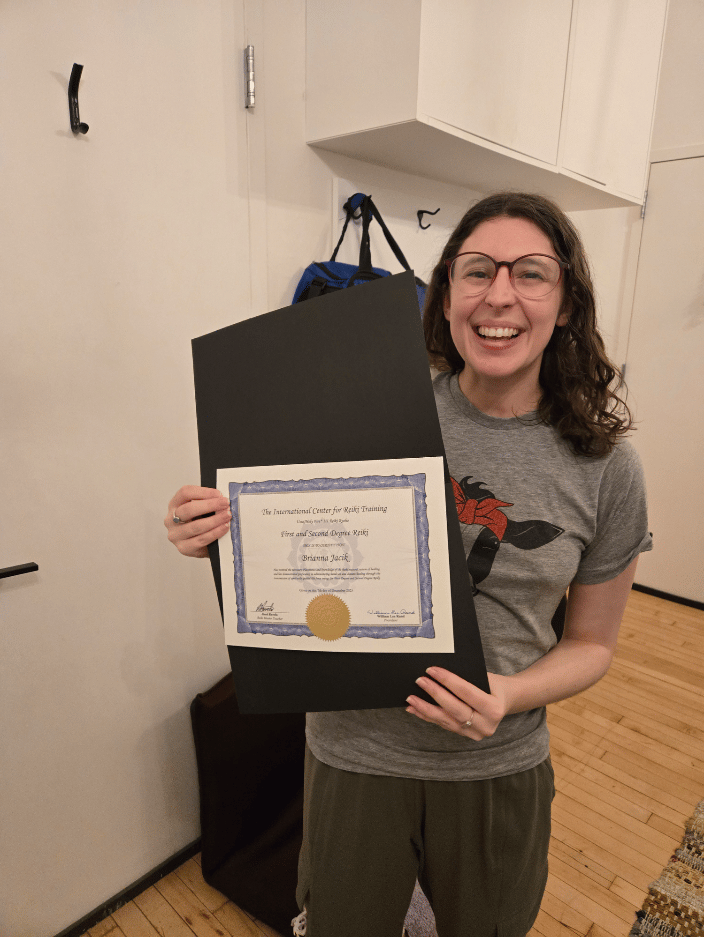 Me with my certification 
